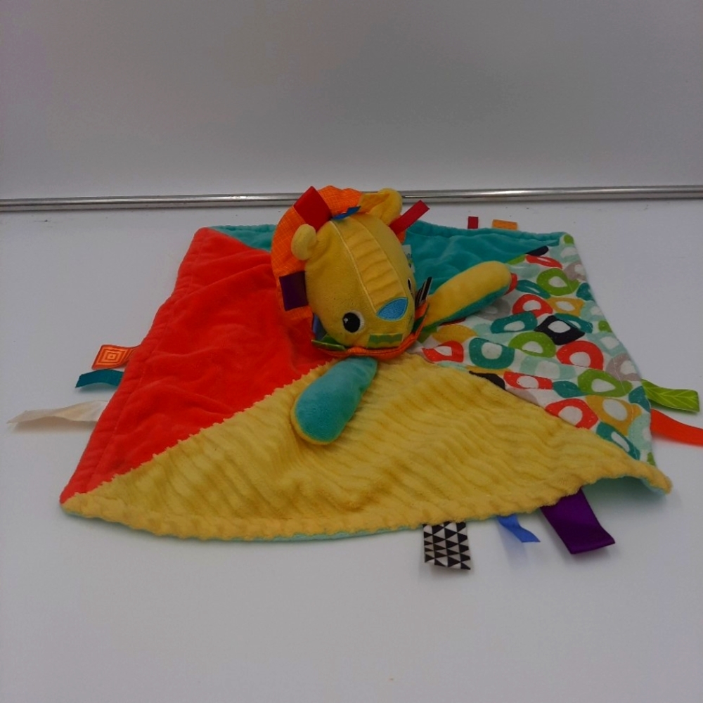 TaGgies Bright Stars Lion Replacement Lovey Security Blanket Tabs